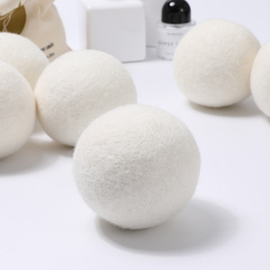Riutilizzabile eco-friendly naturale 6-7 cm XXL palle da bucato organico <span class=keywords><strong>lana</strong></span> asciugatrice <span class=keywords><strong>ammorbidente</strong></span> <span class=keywords><strong>per</strong></span> lavatrice risparmio di tempo - Product Image 6