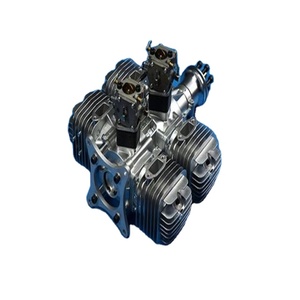 DLE222 Aircraft <b>Model</b> Gasoline <b>Engine</b> Four-cylinder Two-stroke Side Exhaust Natural Air-cooled Hand Start Displacement 222CC DIY - Product Image 2