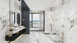 กระเบื้องพอร์ซเลนสมัยใหม่ ขนาด 90x180 ซม. สำหรับห้อง<span class=keywords><strong>ล</strong></span><span class=keywords><strong>อฟ</strong></span><span class=keywords><strong>ท</strong></span>์และอพาร์ทเมนต์ ดีไซน์มินิมอ<span class=keywords><strong>ล</strong></span> <span class=keywords><strong>ท</strong></span>นไฟ <span class=keywords><strong>ท</strong></span>นแรงกระแ<span class=keywords><strong>ท</strong></span>กสูง - Product Image 6