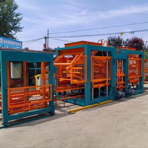 QT8-15 thủy lực Khối rỗng cơ khí bê tông xi măng màu paver rắn gạch hình thành máy Báo Chí - Product Image 1