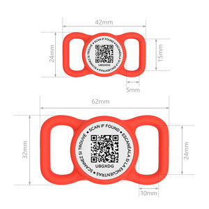 Etiqueta de Silicona para <span class=keywords><strong>Collar</strong></span> de Mascota con Código QR, Característica Antipérdida, Información de Identidad para Perro y Gato, Patrón de Impresión y Prevención de Código de Escaneo - Product Image 4