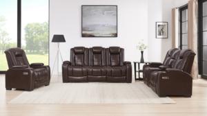 Divano Elettrico Moderno Italiano in Vera Pelle Multifunzionale con Funzione Reclinabile e Combinazione ad <span class=keywords><strong>Angolo</strong></span> in Metallo - Product Image 2