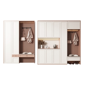 <span class=keywords><strong>Meuble</strong></span> à chaussures sur mesure <span class=keywords><strong>avec</strong></span> compartiments, barre latérale pour manteaux, siège souple surélevé <span class=keywords><strong>et</strong></span> éclairage LED dissimulé - Product Image 4