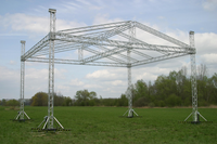 SGAIER F34 Estructura de armazón de aluminio personalizable y luces de escenario para exhibiciones