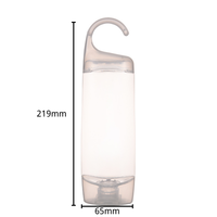 Bouteille de shampoing suspendue en PET de 250 ml avec crochet pour gel douche, lotion, sérum de soin et nettoyant visage