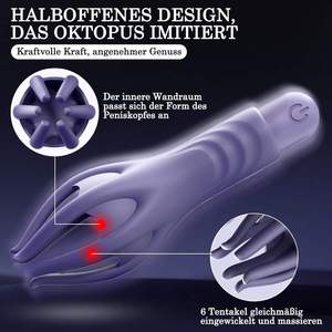 جهاز تدليك القضيب الذكري عالي التردد مع خاصية الاهتزاز، ألعاب جنسية للرجال - Product Image 5
