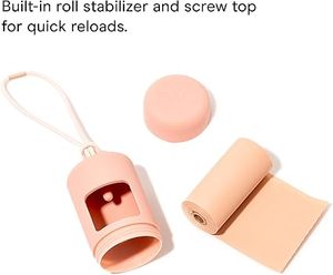 Huamaohengchun Dog Poop Bag Holder and Dispenser with Leash Attachment, Leak Proof, Easy Twist Top for Refills - Product Image 2