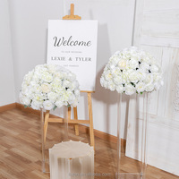 Fournitures de décoration de mariage personnalisées, support à fleurs pour mariage, boule de fleurs, centre de table pour mariage, centre de table pour table de mariage