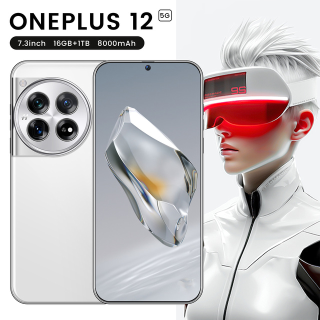 OnePlus 12 5G LTE CDMA Smartphone 6.8 AMOLED Display 120Hz Android 14 Octa Core French Spanish English Dual-SIM 65W Quick Charge