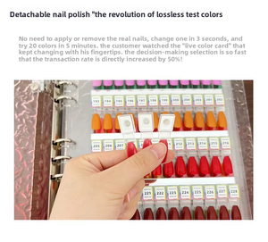 Tabla de Exhibición de Esmalte de Uñas Acrílico Magnético, Libro de Almacenamiento de Esmalte en Gel, 120/180/240 Colores - Product Image 4