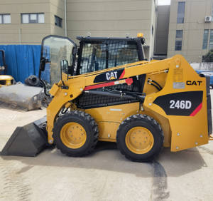 SecondHand Original Caterpillar Skid Loader Mini Loader CAT 246D Skid Steer Loaders for Sale - Product Image 6