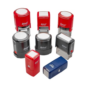 Logotipo de goma de texto Deskmate <span class=keywords><strong>sello</strong></span> autoentintado personalizado material en blanco <span class=keywords><strong>con</strong></span> <span class=keywords><strong>fecha</strong></span> para firma de <span class=keywords><strong>nombre</strong></span> de oficina - Product Image 2