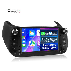 Podofo pour FIAT Fiorino 2008-2016 Autoradio Android 4+64G 1080P Écran Incell Carplay/Android Auto <span class=keywords><strong>sans</strong></span> fil GPS WiFi OEM ODM - Product Image 1