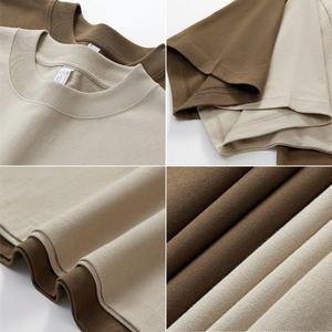 Conception de sérigraphie Dtg en coton de luxe Streetwear doux Fabricant de boxe Graphique personnalisé T-shirt à col rond lourd surdimensionné - Product Image 5