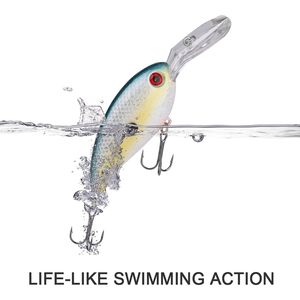 Premium Shallow & Deep Diving Swimbait Crankbait Señuelos de Pesca Cebos duros multiarticulados para lubina trucha Lucio en agua dulce - Product Image 5