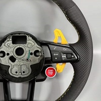 Botón de Arranque de un Toque, Volante de Alcántara para Volkswagen VW Golf R8 6 7 MK7 GTI GTD GTE Polo Golf 7 7.5 GTI GOLF 6