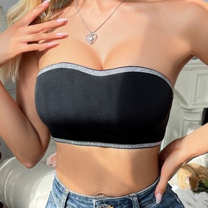 Reggiseno a fascia <span class=keywords><strong>senza</strong></span> cuciture da donna 2026, <span class=keywords><strong>senza</strong></span> ferretto, traspirante, invisibile, con fibbia frontale regolabile, push-up - Product Image 1