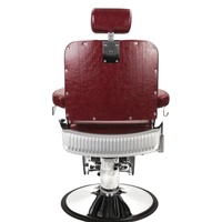 Fauteuil de Barbier Classique de Haute Qualité Bonnie Beauty en Acier Inoxydable, Inclinable avec Pompe Hydraulique, pour Usage Commercial et Hôtelier, Capacité 300 kg
