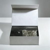 Caja Rígida Magnética Blanca al por Mayor, Empaque de Regalo Ecológico Personalizado con Impresión y Relieve para Crema de Ojos y Cosméticos