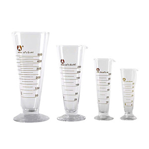 Coppa di Misurazione Conica Triangolare in Vetro CIDA per Laboratorio, Modello Bio-CD3564 Ispessito ad Alta Trasparenza, Prodotto a Guangzhou, Cina, 1 Scatola - Product Image 2