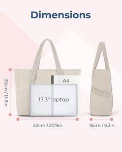 <span class=keywords><strong>Bolsa</strong></span> <span class=keywords><strong>de</strong></span> Mano Personalizada con Logotipo, <span class=keywords><strong>Bolsa</strong></span> <span class=keywords><strong>de</strong></span> <span class=keywords><strong>Trabajo</strong></span> Acolchada <span class=keywords><strong>de</strong></span> 20L con Cremallera, <span class=keywords><strong>Bolsa</strong></span> Acolchada para Mujer con Artículos Esenciales <span class=keywords><strong>de</strong></span> Viaje - Product Image 2