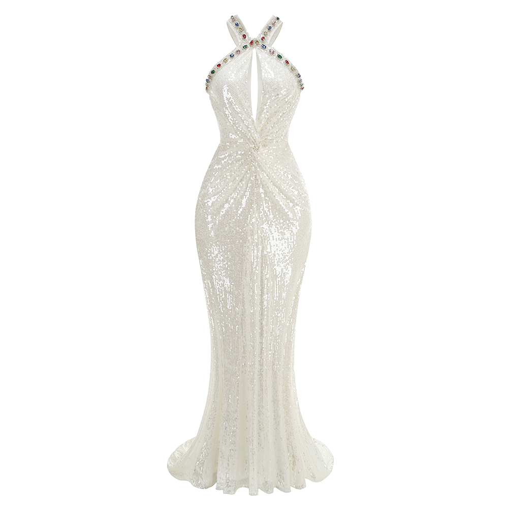 open lace back dress Colette CL5169 Prom Long Glitter Formal Ball Gown main image 0