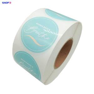 Adesivi Decorativi Personalizzati Resistenti ai Raggi UV e alle Intemperie con Logo '<span class=keywords><strong>Grazie</strong></span>' Stampa Durevole Adesivo Permanente per Uso su Caramelle - Product Image 3