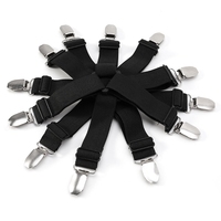 4 Stück verstellbare Dreieck Bettlaken Verschluss Decken Greifer Halter Bettlaken Gürtel Clip