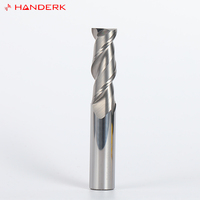 Ensemble de fraises à rainurer à 2 cannelures HANDERK HRC55 en carbure de tungstène, fraise à bout carré pour machine-outil CNC, ODM OEM