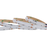 Bande lumineuse LED COB RGB IP20 étanche 5m 10m, ruban COB flexible coloré avec télécommande pour éclairage décoratif extérieur