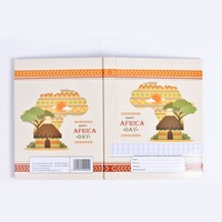 Vente en gros de carnets à couverture rigide de haute qualité Petit cahier carré de culture africaine Carnet relié à illustration en français