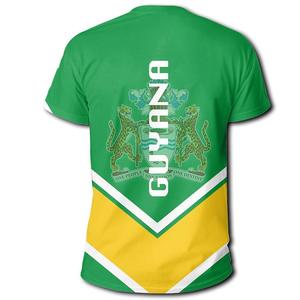 T-shirt à imprimé léopard pour homme, haut à col ras du cou, vert, décontracté, haute qualité, prix bas, vente en gros - Product Image 3