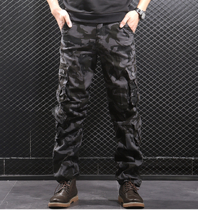 Fashion <strong>Men's</strong> Casual 8 Multi Pockets <strong>Cargo</strong> <strong>Trousers</strong> Outdoor Hunting Loose 100% Cotton Oversize Camouflage <strong>Cargo</strong> Pants <strong>Man</strong> - Product Image 5