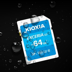 Carte mémoire SD en plastique <span class=keywords><strong>Kioxia</strong></span> <span class=keywords><strong>EXCERIA</strong></span> G2 64 Go Classe 10 pour appareil photo et tablette - Product Image 2