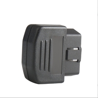 Conector macho universal de 16 pines OBD II OBD2 para camión de coche de 12V 24V (negro)