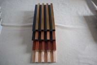 Panneau mural rainuré en WPC à effet pierre naturelle, résistant au feu, imperméable, durable, léger et brillant pour la décoration intérieure