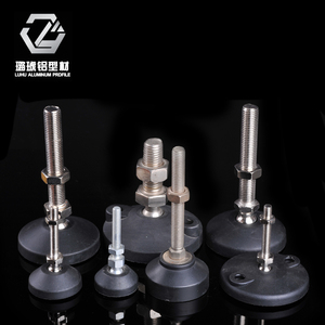 ขาปรับระดับอลูมิเนียม Luhu ฐานไนลอน อุปกรณ์เสริมอุตสาหกรรม - Product Image 1