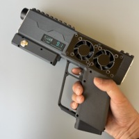 Allumeur laser portatif 100W 974nm, rechargeable, mise au point réglable, affichage numérique de la batterie, portée de 8 à 10 m, style pistolet