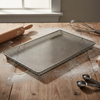 Op maat gemaakte geperforeerde bakplaat van roestvrij staal voor oven, bakwagens & drogen