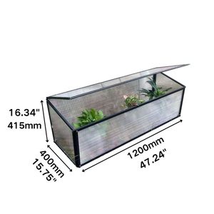 <span class=keywords><strong>Serre</strong></span> <span class=keywords><strong>en</strong></span> aluminium à structure inclinée, directement <span class=keywords><strong>de</strong></span> l'usine, 400x1200x415mm, <span class=keywords><strong>serre</strong></span> à structure <span class=keywords><strong>en</strong></span> aluminium durable pour usage familial - Product Image 2