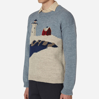 Pull en laine jacquard coloré personnalisé pour homme – Modèles de pulls en laine faits main pour homme