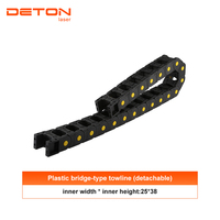 Chaîne de guidage de câbles en nylon DETON, porte-câbles, ligne de traction 45 75 pour routeur CNC, machine de découpe laser