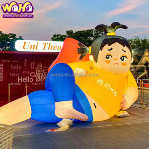 Desain Baru Kustom Maskot Gadis Tiup Lucu Kartun untuk Dekorasi Acara - Product Image 3
