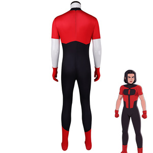 Disfraz de Cosplay Invincible Kid, traje completo rojo y negro de Oliver Grayson para juegos de rol de Anime - Product Image 3