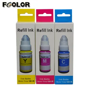 Fcolor प्रीमियम Tinta डाई स्याही फिर से भरना किट GI-190 कैनन के लिए संगत G4110 G3110 G2110 G1110