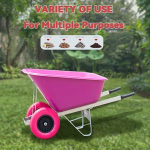 Carretilla Agrícola de 200L con Ruedas Dobles para Jardín y Equitación - Product Image 1