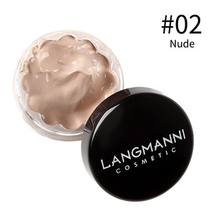 LANGMANNI Crème Correctrice Longue Durée Formule Éclaircissante Hydratation Naturelle Contrôle du Sébum Imperméable Peau Illuminée Sans Bavures - Product Image 4