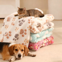 Matelas de lit imperméable de luxe en molleton pour animaux de compagnie grand coussin doux confortable lavable mignon pour animaux de compagnie chien et chat chaud hiver intérieur