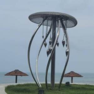 Escultura <span class=keywords><strong>de</strong></span> <span class=keywords><strong>Medusa</strong></span> <span class=keywords><strong>de</strong></span> Acero Inoxidable con Luz para Decoración <span class=keywords><strong>de</strong></span> Exteriores - Product Image 2