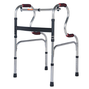Stainless Steel <b>Walker</b> Adjustable Height 72-82cm With Anti Slip Feet For <b>Elderly</b> Support - Product Image 2